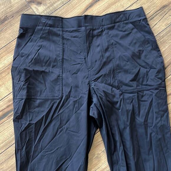 NWT Eddie Bauer size 12 tall 12T 
 black Sightscape Horizon Ankle pants - Picture 2 of 6